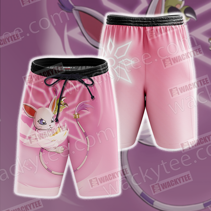 Digimon Gatomon 3D T-shirt Beach Shorts