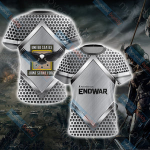 Tom Clancy's EndWar - Joint Strike Force Unisex 3D T-shirt   