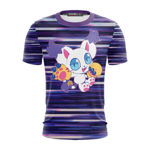 Digimon Tailmon New Look Unisex 3D T-shirt   