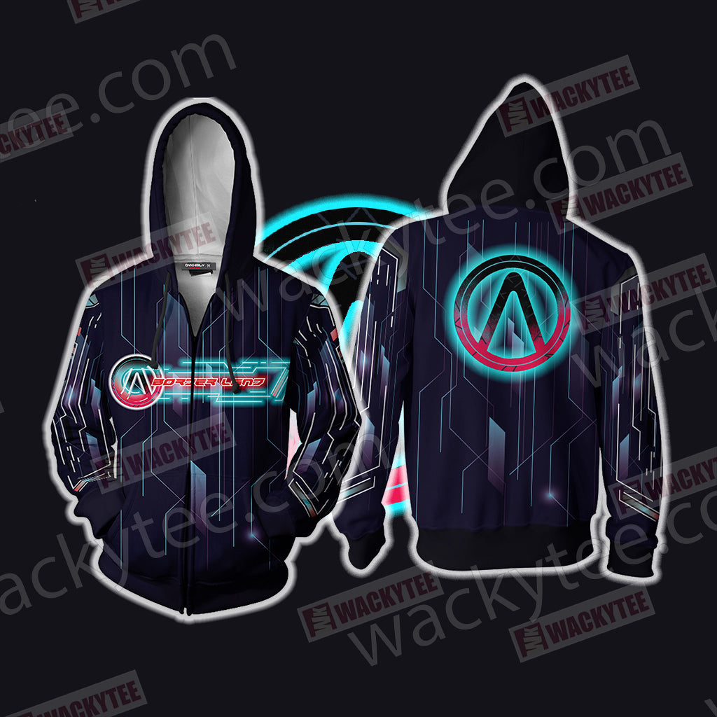 Borderlands Vault Icon Unisex 3D T-shirt Zip Hoodie