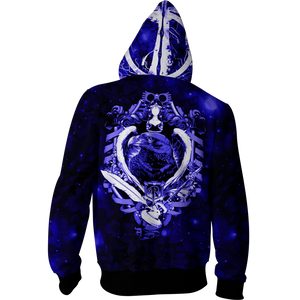 The Ravenclaw Eagle (Harry Potter) 3D Zip Up Hoodie