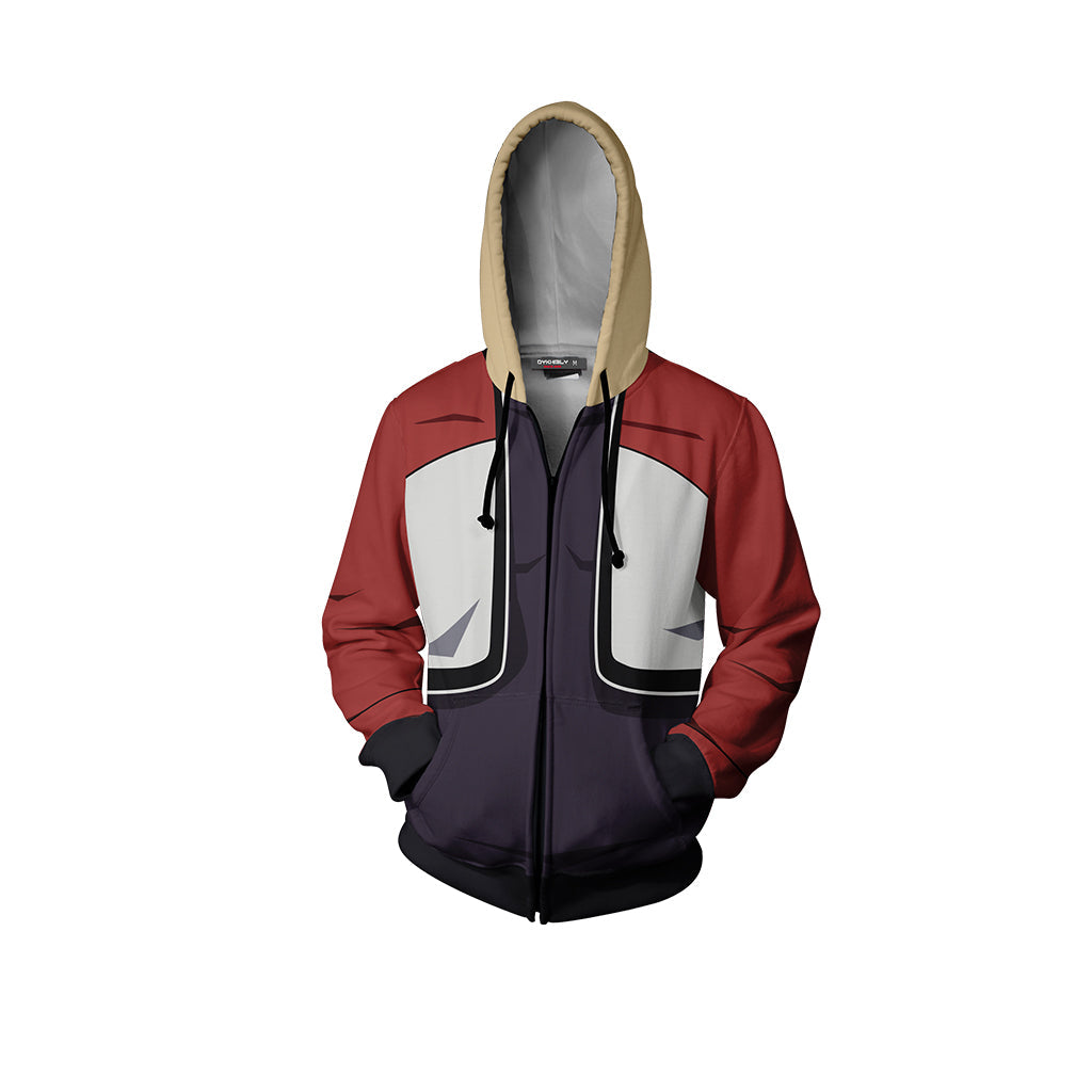 Garou: Mark of the Wolves Rock Howard Cosplay Zip Up Hoodie Jacket