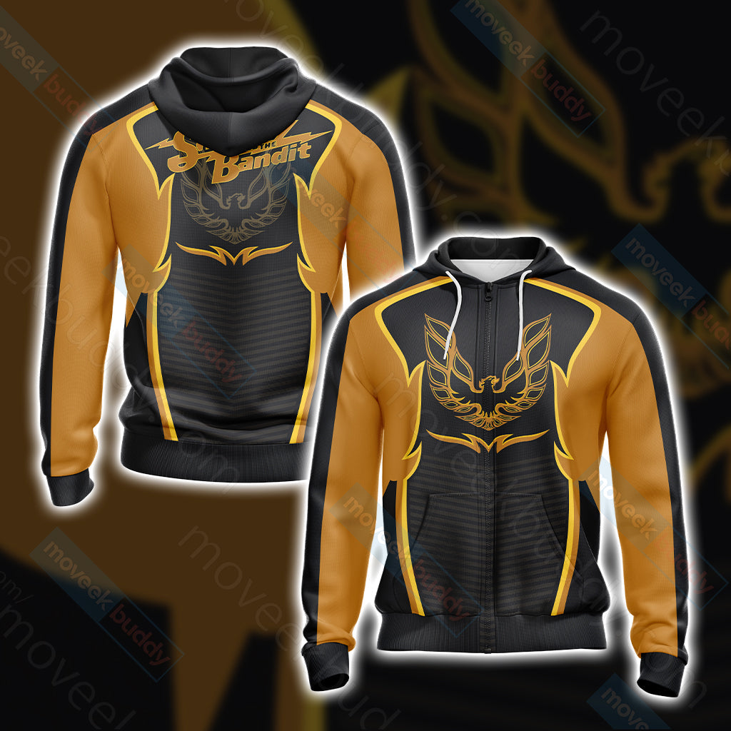 Smokey and The Bandit New Unisex 3D T-shirt Zip Hoodie
