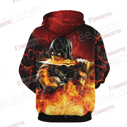Mortal Kombat Scorpion New Look Unisex 3D T-shirt