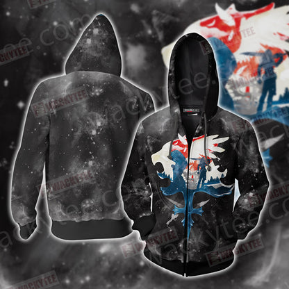 Final Fantasy VIII Unisex 3D T-shirt Zip Hoodie