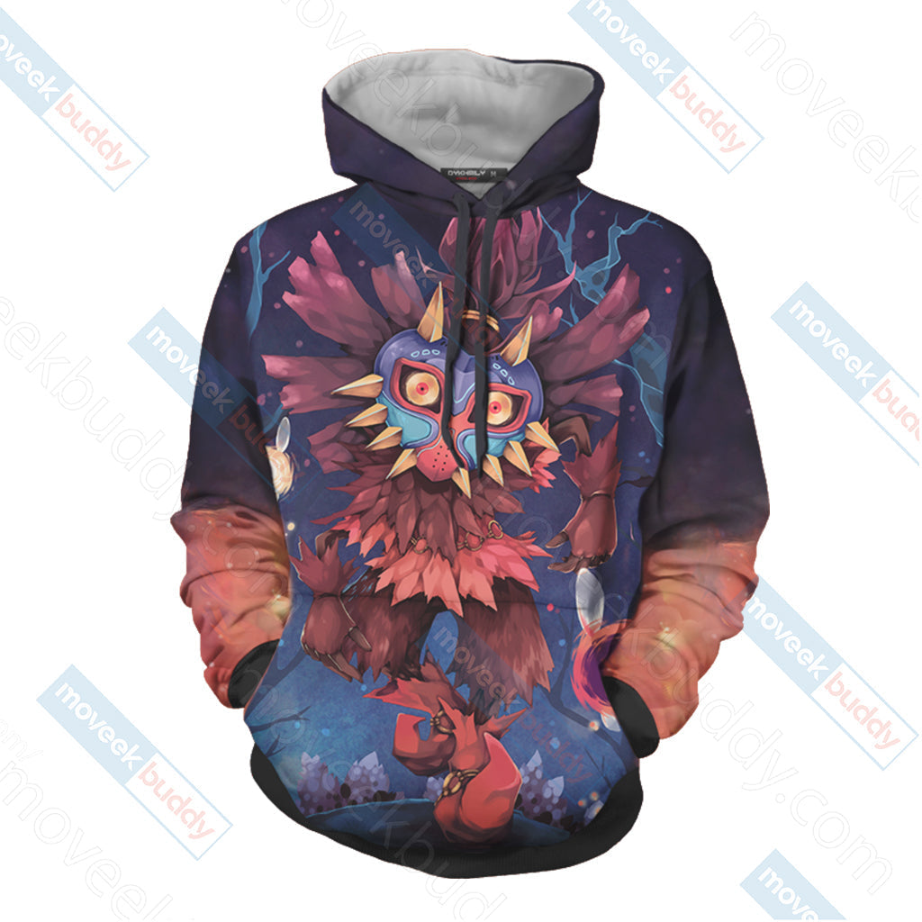 The Legend Of Zelda Skull Kid 3D T-shirt Hoodie