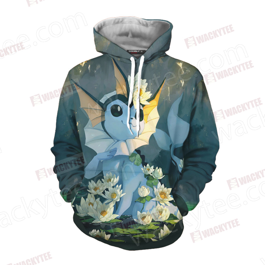 Pokemon Vaporeon Unisex 3D T-shirt