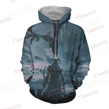 The Elder Scrolls V: Skyrim-Dovahkiin Unisex 3D T-shirt