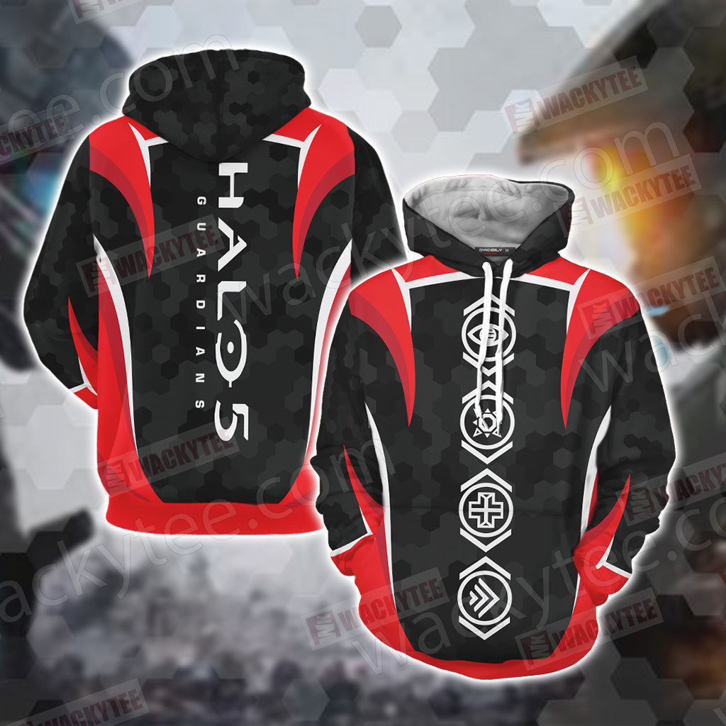 Halo 5: Guardians - Power-Up Icons Unisex 3D T-shirt Hoodie