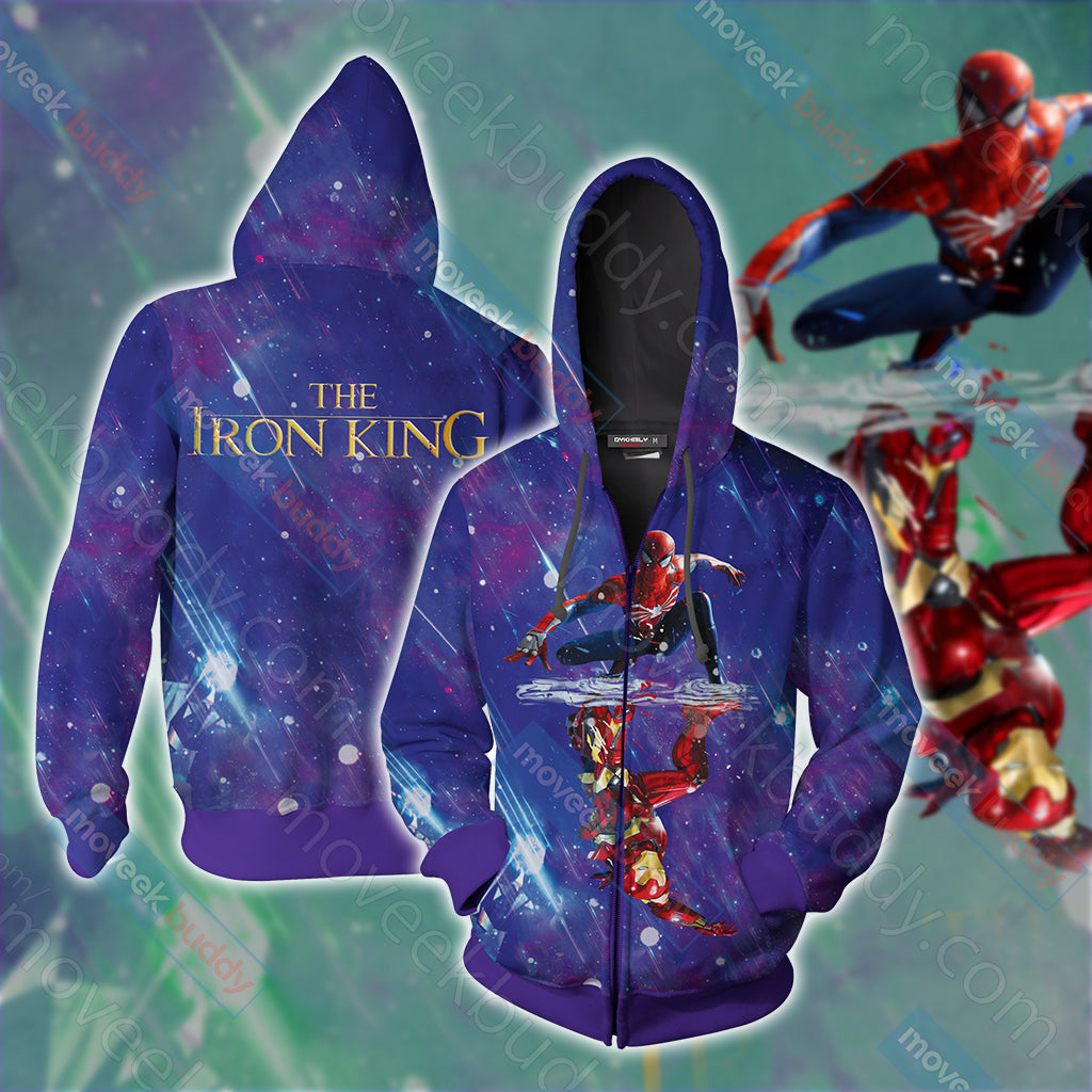 The Iron King Unisex 3D T-shirt Zip Hoodie