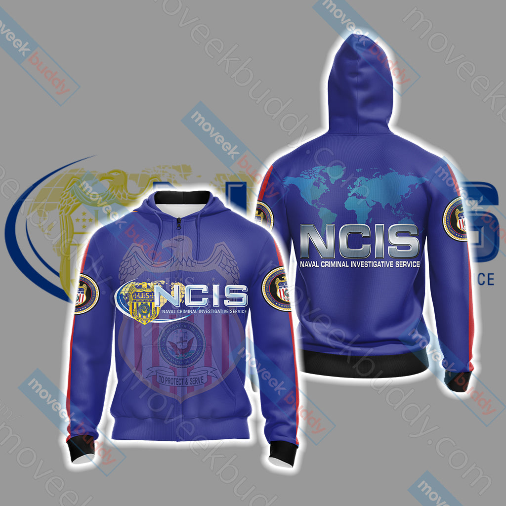 NCIS (TV series) Unisex 3D T-shirt Zip Hoodie