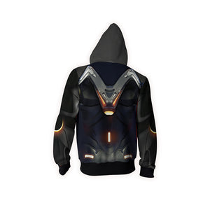 Fortnite Omega Cosplay Zip Up Hoodie Jacket   