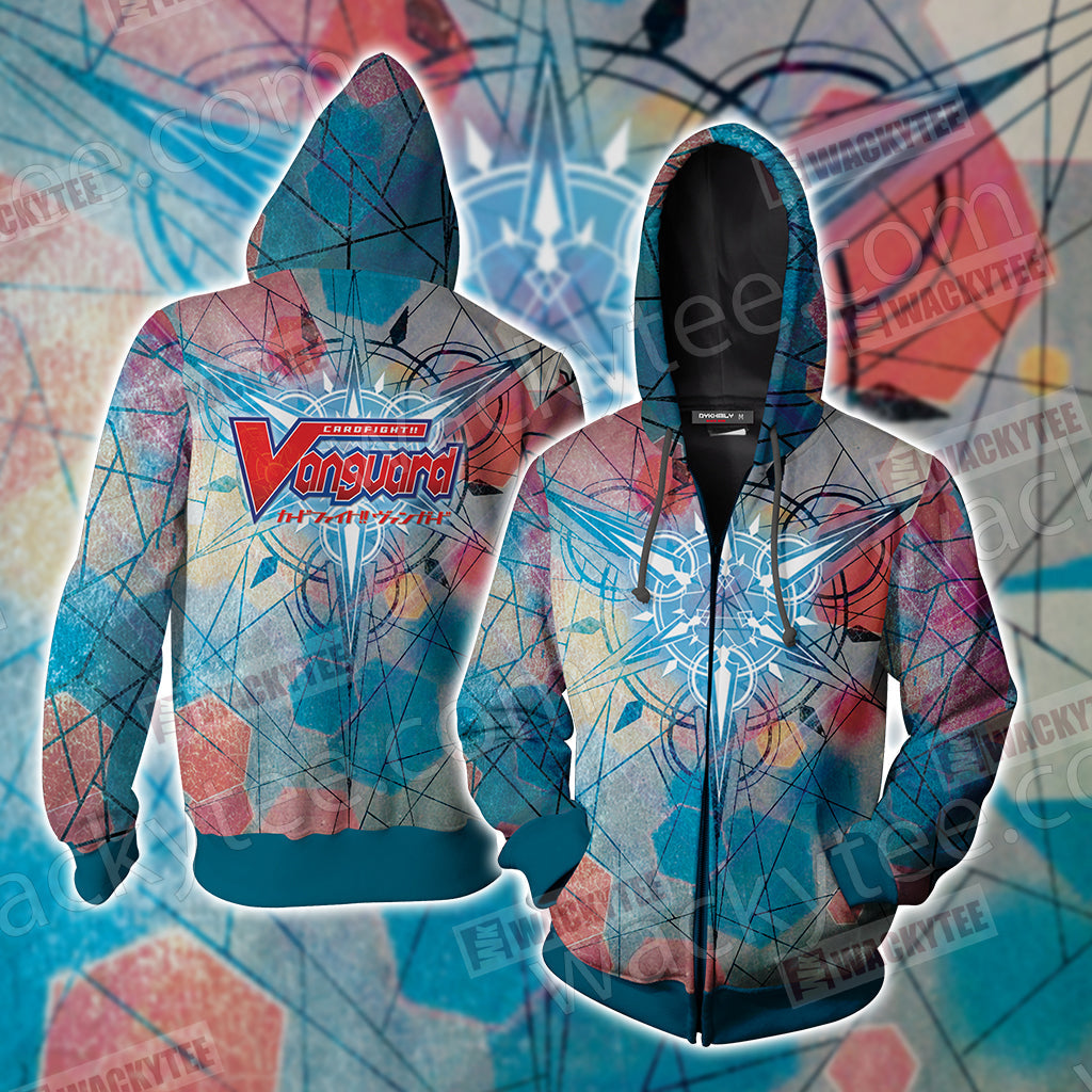 Cardfight!! Vanguard - Bushiroad Unisex 3D T-shirt Zip Hoodie