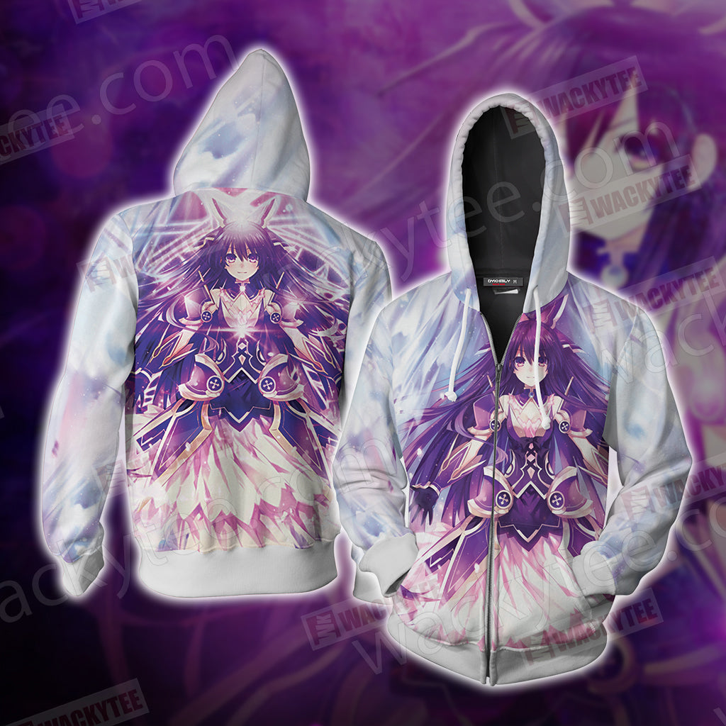 Date A Live - Tohka Yatogami New Unisex 3D T-shirt Zip Hoodie