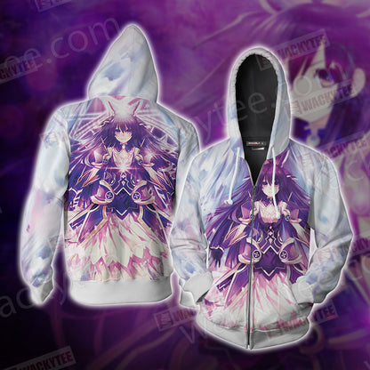 Date A Live - Tohka Yatogami New Unisex 3D T-shirt Zip Hoodie