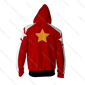 Tekken Slim Bob Cosplay Zip Up Hoodie Jacket   