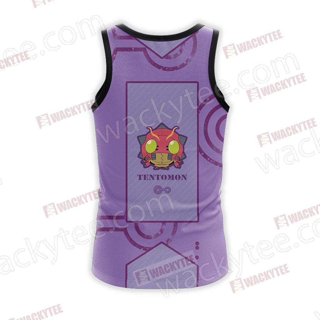 Digimon The Crest Of Knowledge Tentomon Unisex 3D T-shirt
