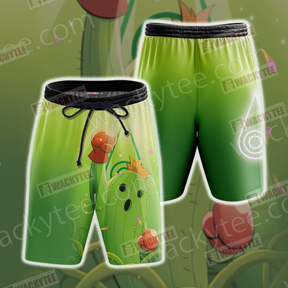 Digimon Togemon 3D T-shirt Beach Shorts