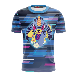 Digimon Gabumon New Look Unisex 3D T-shirt   