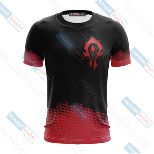 World Of Warcraft - Horde Unisex 3D T-shirt   