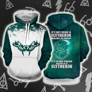 It's Being Proud Making Us A Slytherin Harry Potter 3D Hoodie