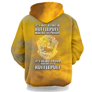 It's Being Proud Making Us A Hufflepuff Harry Potter 3D Hoodie