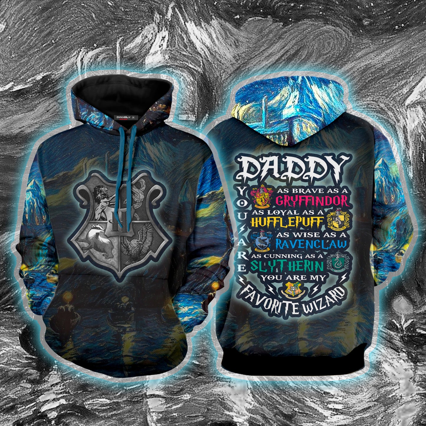 Daddy - You Are My Favorite Wizard Harry Potter Unisex 3D T-shirt Hoodie