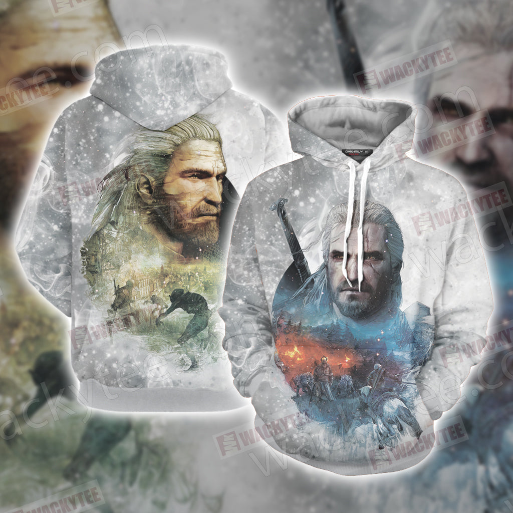 The Witcher - Geralt 3D T-shirt Hoodie