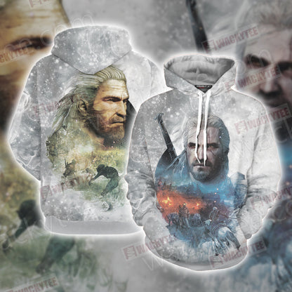 The Witcher - Geralt 3D T-shirt Hoodie