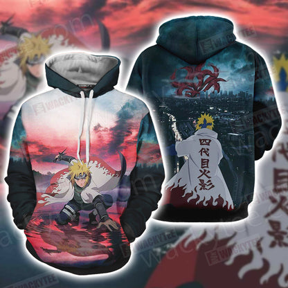 Naruto Uzumaki Minato 3D T-shirt Hoodie
