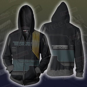 Borderlands Tediore Unisex 3D T-shirt Zip Hoodie S 