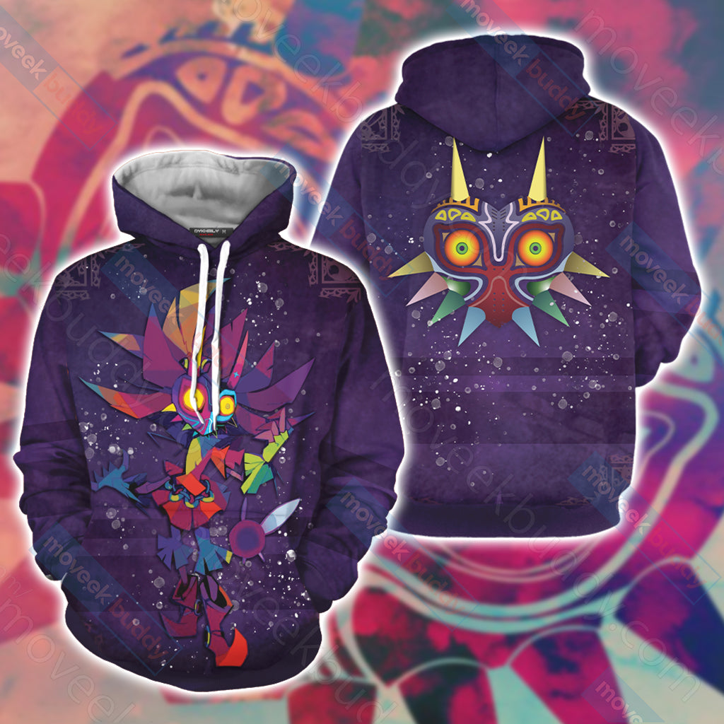 The legend of Zelda: Majora's New Style 3D Hoodie S  