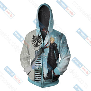 Final Fantasy - Cloud T-shirt Zip Hoodie Pullover Hoodie   