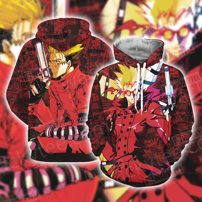 Trigun Vash The Stampede Unisex 3D T-shirt Hoodie