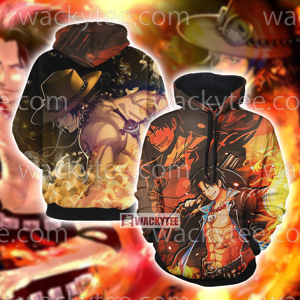 One Piece Portgas D. Ace Unisex 3D T-shirt Hoodie