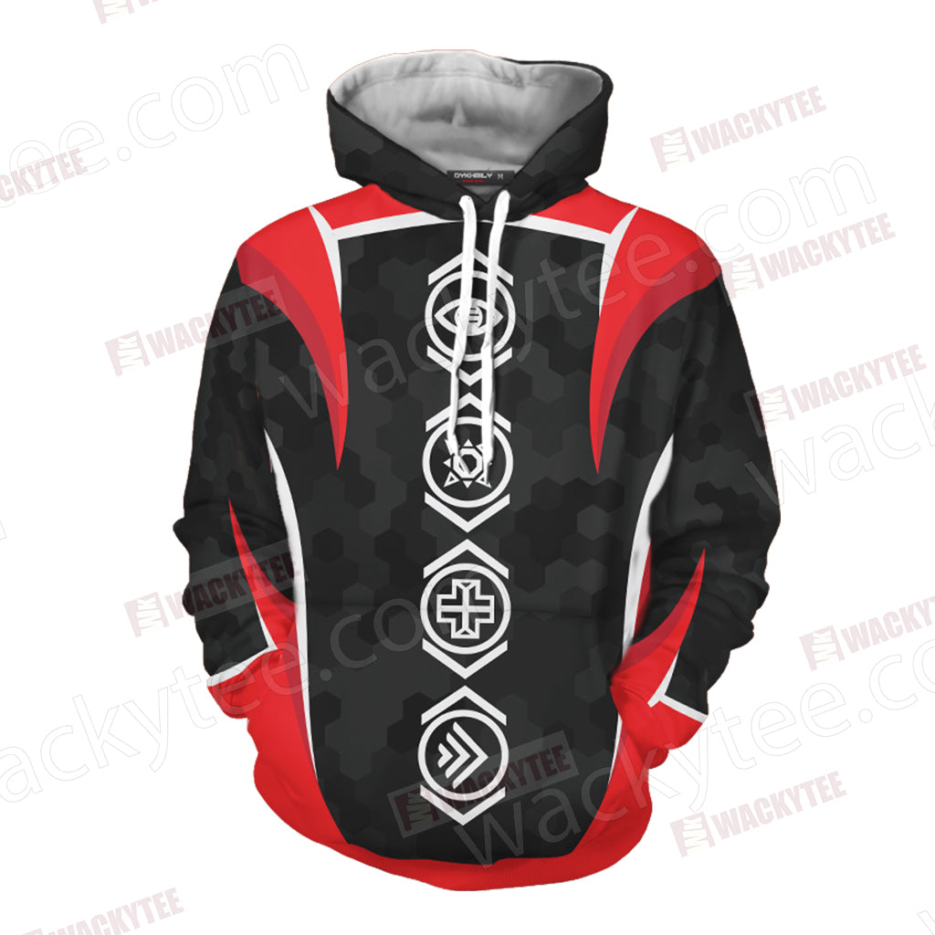 Halo 5: Guardians - Power-Up Icons Unisex 3D T-shirt