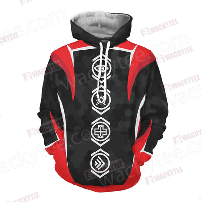 Halo 5: Guardians - Power-Up Icons Unisex 3D T-shirt