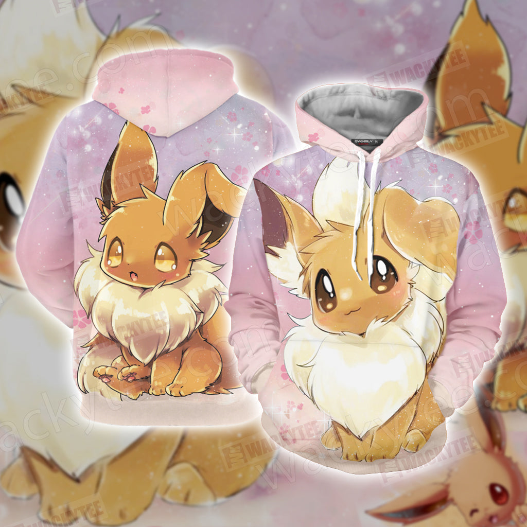 Pokemon Eevee 3D T-shirt Hoodie