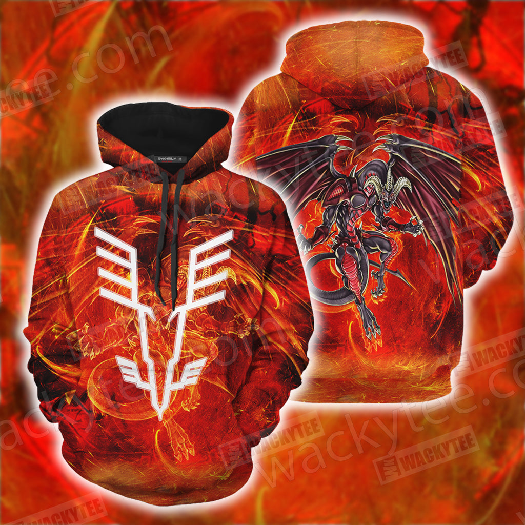 Yu-Gi-Oh! Red Dragon Archfiend The Mark Of The Wings Unisex 3D T-shirt Hoodie