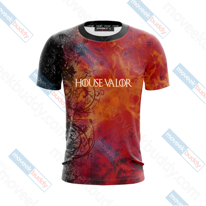 Pokemon Go - House Valor The Flame In the Night Unisex 3D T-shirt
