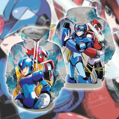 Megaman And RockMan Unisex 3D T-shirt Hoodie