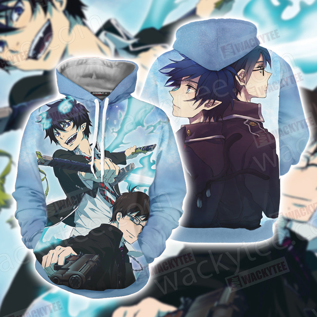 Blue Exorcist Okumura Rin and Okumura Yukio 3D T-shirt Hoodie