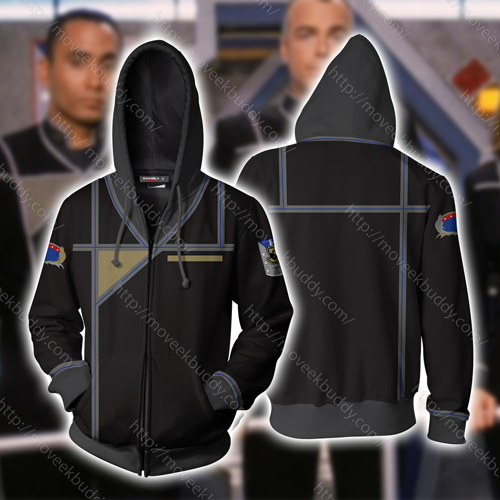 Babylon 5 Army Of Light Uniform Cosplay Unisex 3D T-shirt Zip Hoodie