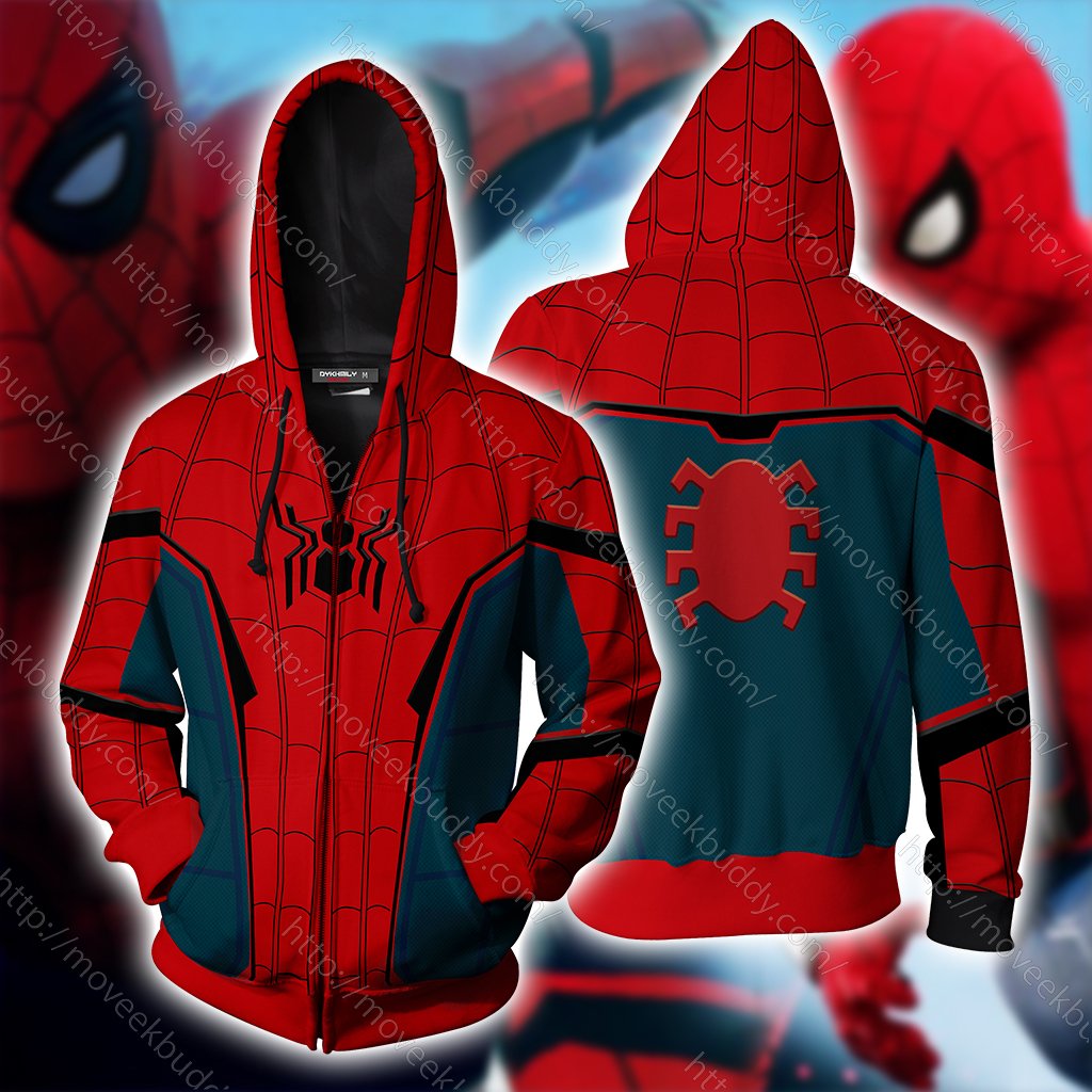 Spider-Man: Far From Home 2019 Cosplay Unisex 3D T-shirt Zip Hoodie