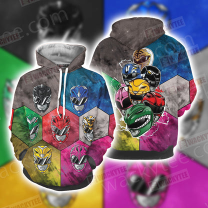 Power Rangers Unisex 3D T-shirt Hoodie