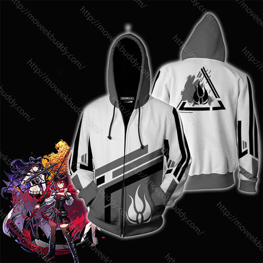 RWBY Blake Belladonna Zip Up Hoodie 5XL