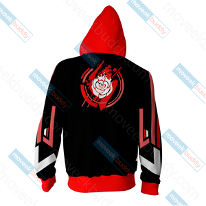 RWBY Ruby Rose New Zip Up Hoodie   