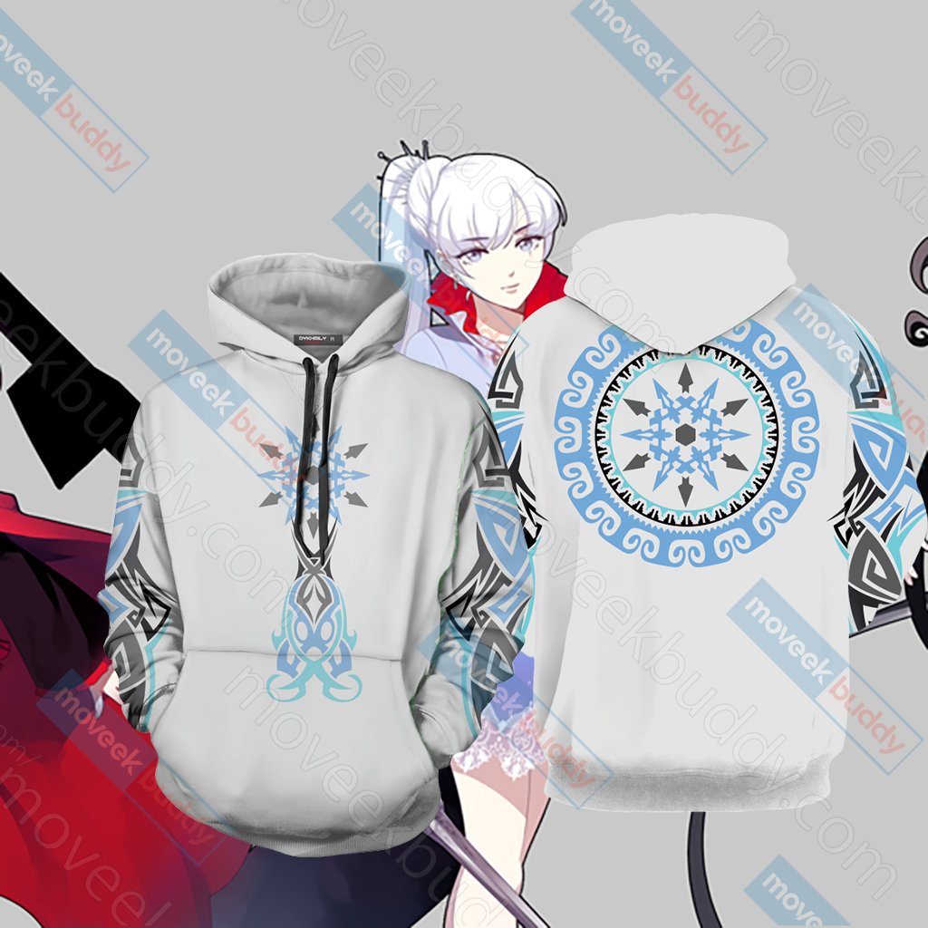 RWBY Weiss Schnee Symbol Unisex 3D T-shirt Hoodie