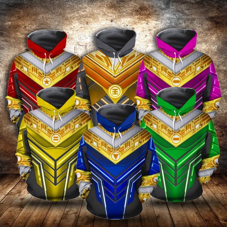 Power Ranger ZEO Cosplay 3D Hoodie