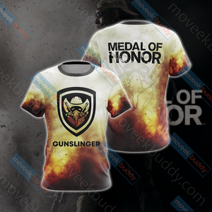 Medal of Honor - Gunslinger Unisex 3D T-shirt S  